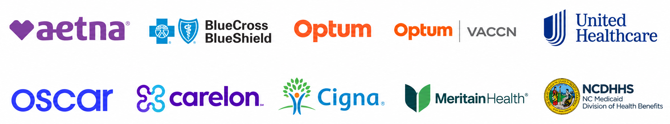 Accepted insurance: Aetna, BlueCross BlueShield, Optum, Optum VACCN, UnitedHealthcare, Oscar, Carelon, Cigna, Meritain Health, and NC Medicaid